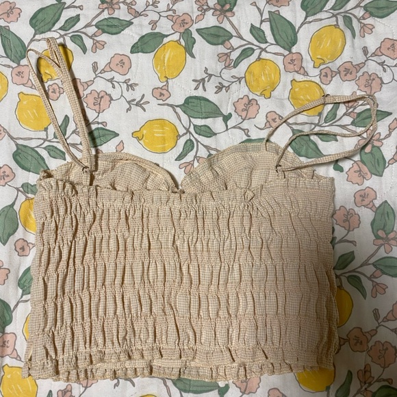 Zara small cream corset top - Picture 3 of 4